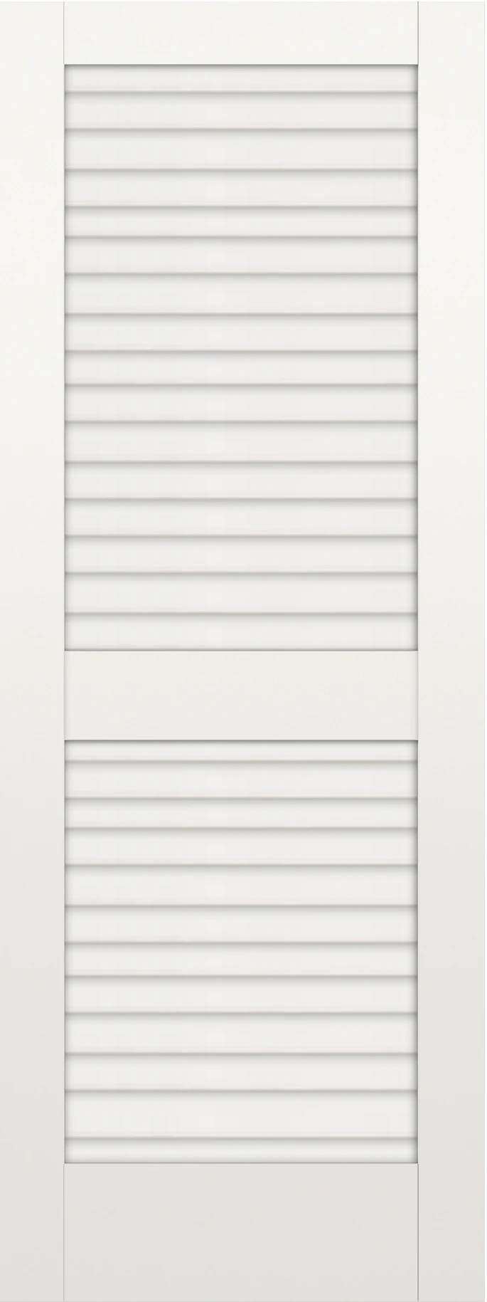 [SR1668PPLL] Primed Plantation Louver Over Louver (1/6 x 6/8 (18" x 80"))