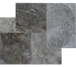 TRAVERTINE - TILE - SILVER (12 x 24)