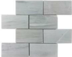 MOSAIC COLLECTION - ICE WHITE (3 x 6)
