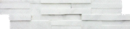 LEDGER PANEL SERIES -3D HONED - BIANCO IBIZA