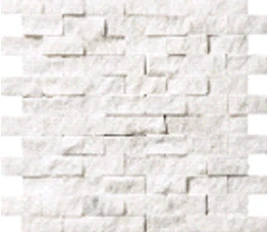 VENEER MOSAICS - ICE WHITE (1" x 2")