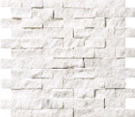 VENEER MOSAICS - ICE WHITE (1" x 2")
