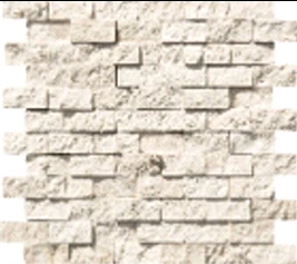 VENEER MOSAICS - SHELL BEIGE (1" x 2")