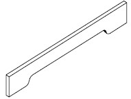 [SG:VAL60] Sterling Arched Valance 60" X 5" X 3/4"