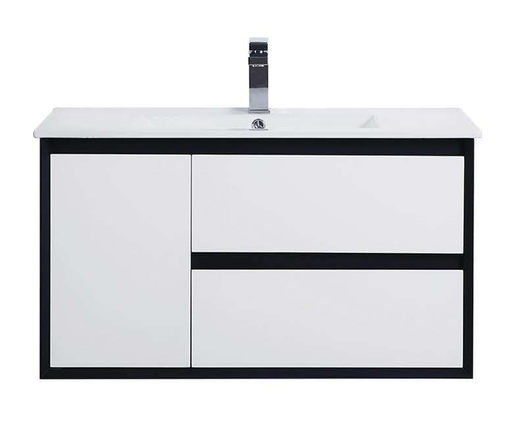 PE Black & White Vanity - Drawers Option