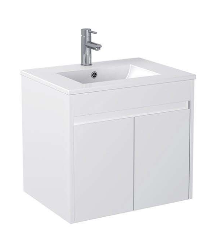 PF Wallmount White Vanity