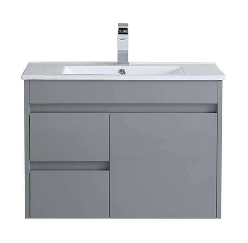PF  Wallmount Gray Vanity- Drawers Option