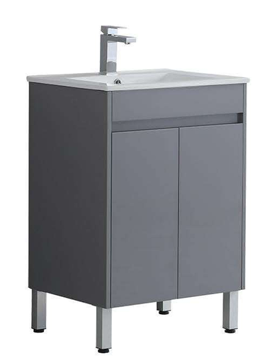 PF  Gray Vanity with Legs